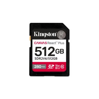  Kingston Technology Canvas React Plus 512 GB SDXC UHS-II Class 10