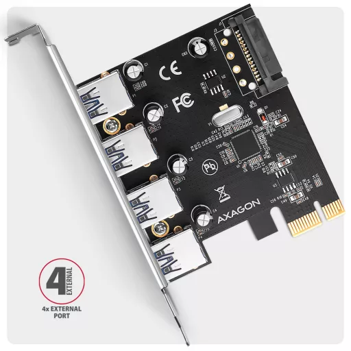 Axagon PCEU-430RS Belső USB 3.2 Gen 1 (3.1 Gen 1)