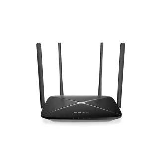   Mercusys AC12G vezetéknélküli router Gigabit Ethernet Kétsávos (2,4 GHz / 5 GHz) Fekete