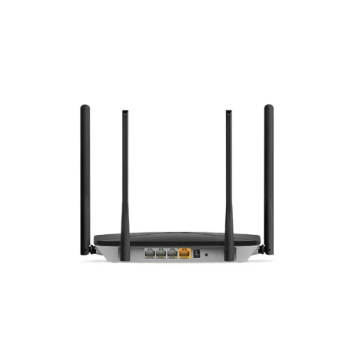 Mercusys AC12G vezetéknélküli router Gigabit Ethernet Kétsávos (2,4 GHz / 5 GHz) Fekete