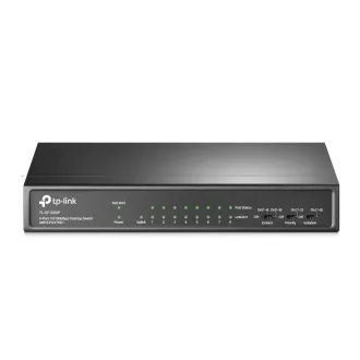   TP-Link TL-SF1009P hálózati kapcsoló Beállítást nem igénylő (unmanaged) Fast Ethernet (10/100) Ethernet-áramellátás (PoE) támogatása Fekete