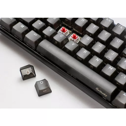 Ducky One 3 Aura Mini MX Speed US billentyűzet Játék USB QWERTY Nemzetközi amerikai Fekete