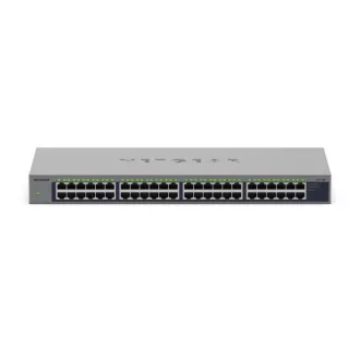   NETGEAR GS748 Beállítást nem igénylő (unmanaged) Gigabit Ethernet (10/100/1000) Szürke