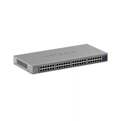 NETGEAR GS748 Beállítást nem igénylő (unmanaged) Gigabit Ethernet (10/100/1000) Szürke