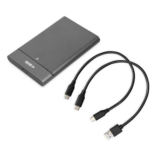 iBox IEUHDD6 tárolóegység burkolat HDD/SSD ház Szürke 2.5"