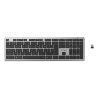   Kensington KB535 EQ billentyűzet Irodai RF vezeték nélküli + Bluetooth QWERTY Angol Szürke