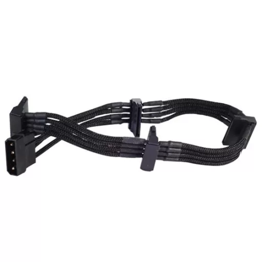 Silverstone 0.3m, Molex 4p/4xSATA 0,3 M