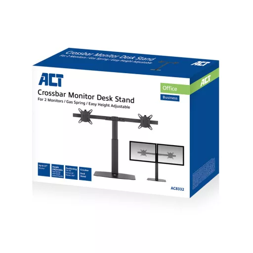 ACT AC8332 asztali TV konzol 68,6 cm (27") Fekete