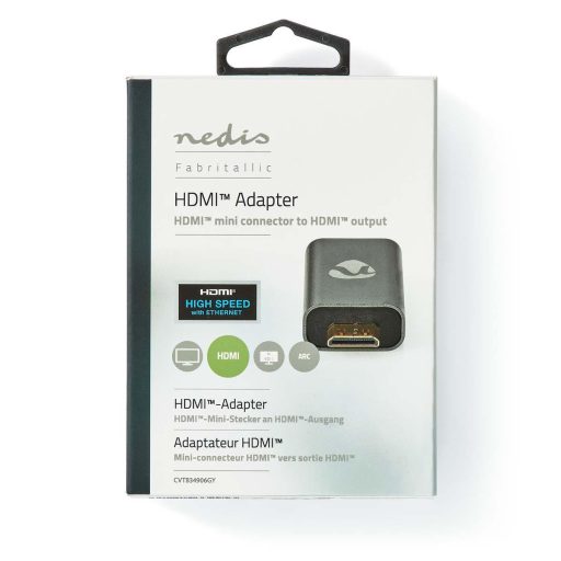 Nedis CVTB34906GY csatlakozó átlakító HDMI Szürke