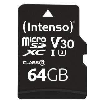   Intenso 3433490 memóriakártya 64 GB MicroSDXC UHS-I Class 10