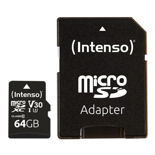 Intenso 3433490 memóriakártya 64 GB MicroSDXC UHS-I Class 10