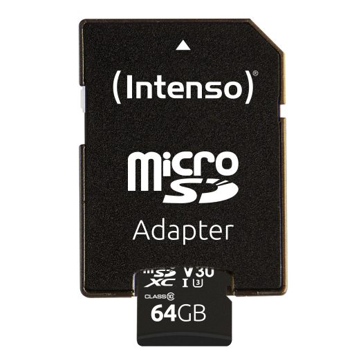 Intenso 3433490 memóriakártya 64 GB MicroSDXC UHS-I Class 10