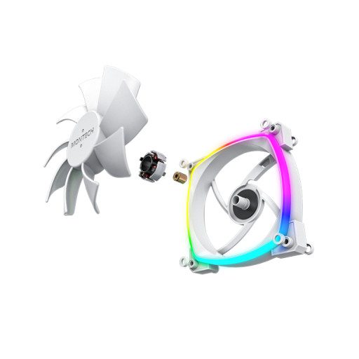 Montech AX120 PWM 12 cm Fehér 3 db