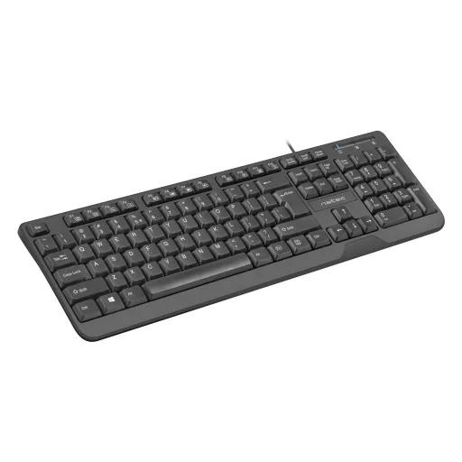 NATEC TROUT billentyűzet Irodai USB QWERTY Nemzetközi amerikai Fekete