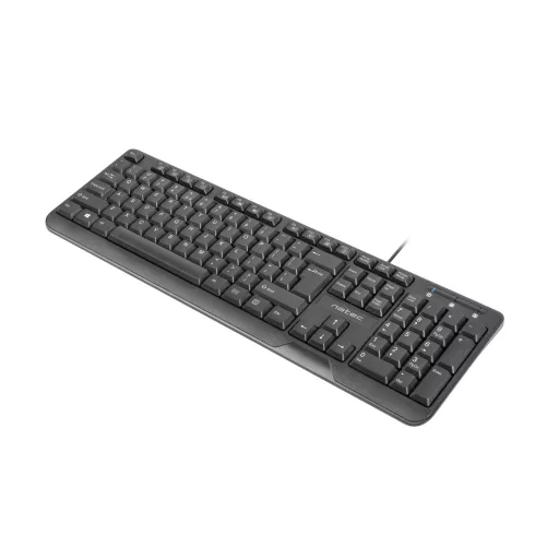 NATEC TROUT billentyűzet Irodai USB QWERTY Nemzetközi amerikai Fekete