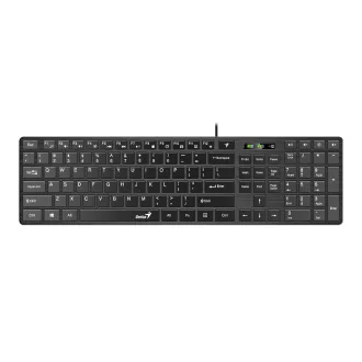   Genius Computer Technology 31310017403 billentyűzet Univerzális USB QWERTY Cseh Fekete