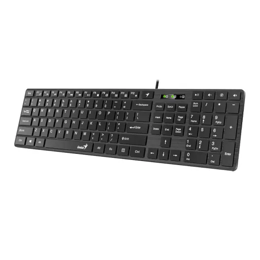 Genius Computer Technology 31310017403 billentyűzet Univerzális USB QWERTY Cseh Fekete