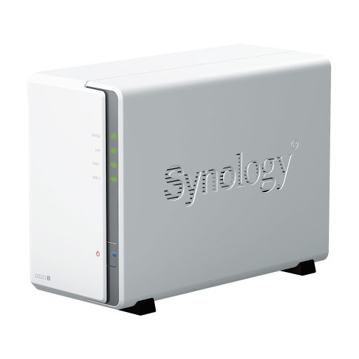 Synology DiskStation DS223J tárolószerver NAS Asztali Realtek RTD1619B 1 GB DDR4 0 TB DiskStation Manager Fehér