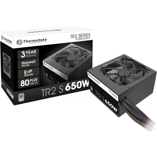 Thermaltake TR2 S 650W 20+4 pin ATX ATX Fekete