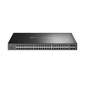   TP-Link Omada SG3452P hálózati kapcsoló Vezérelt L2/L3 Gigabit Ethernet (10/100/1000) Ethernet-áramellátás (PoE) támogatása 1U Fekete