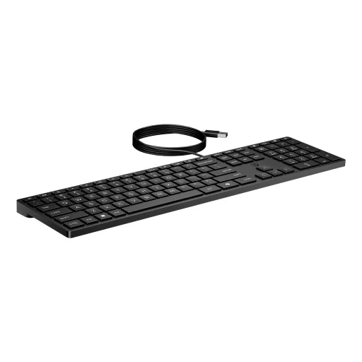 HP 320K Wired Keyboard billentyűzet Irodai USB Fekete