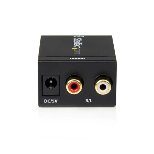 StarTech.com SPDIF2AA audió konverter Fekete