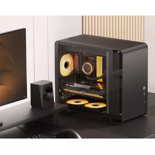 Jonsbo U4 Mini Mini Tower Fekete