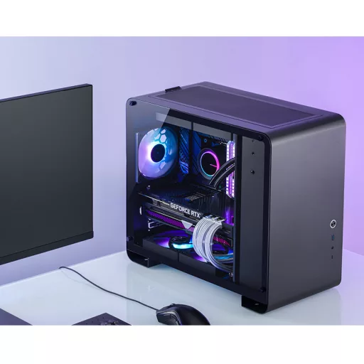 Jonsbo U4 Mini Mini Tower Fekete
