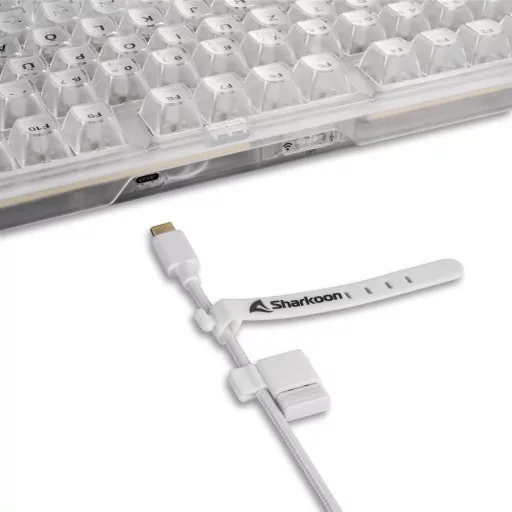 Sharkoon 4044951040131 billentyűzet Játék USB QWERTZ Német Fehér