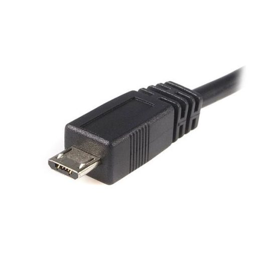 StarTech.com 0.5m USB A/microB USB kábel USB 2.0 0,5 M Micro-USB B Fekete