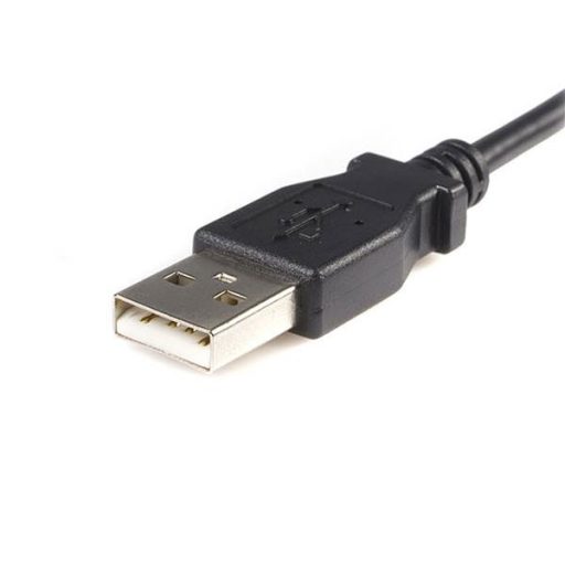 StarTech.com 0.5m USB A/microB USB kábel USB 2.0 0,5 M Micro-USB B Fekete