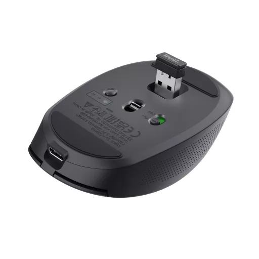 Trust Ozaa egér Irodai Jobbkezes RF vezeték nélküli + Bluetooth Optikai 3200 DPI