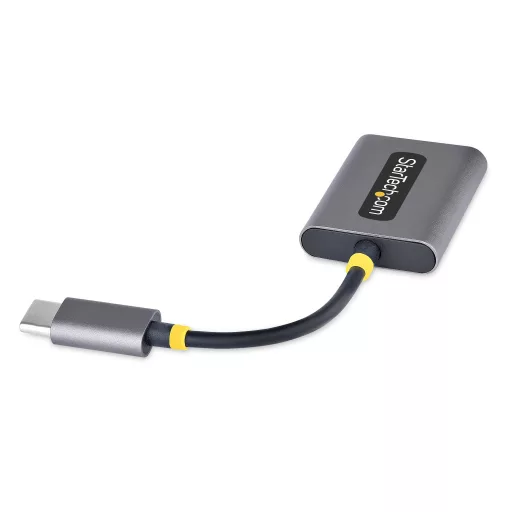 StarTech.com USBC-AUDIO-SPLITTER audio elosztó Szürke