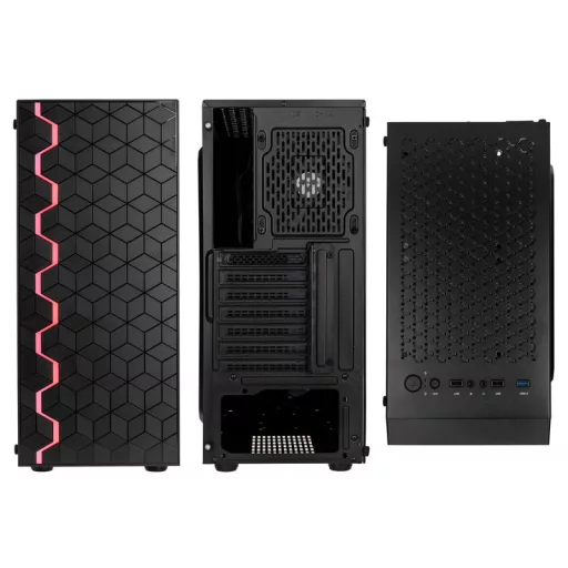 Kolink INSPIRE K8 Midi Tower Fekete