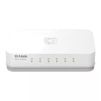   D-Link ES-1005C/E Beállítást nem igénylő (unmanaged) Fast Ethernet (10/100) Asztali Fehér