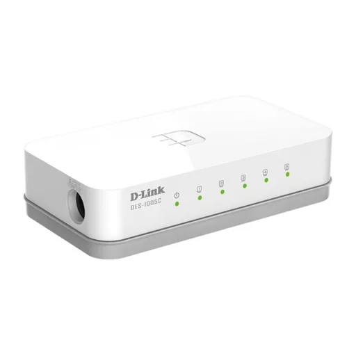 D-Link ES-1005C/E Beállítást nem igénylő (unmanaged) Fast Ethernet (10/100) Asztali Fehér