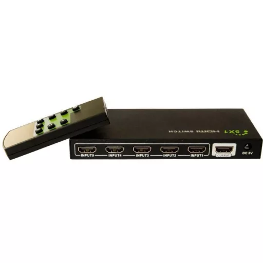 Techly IDATA HDMI-4K51 videojel kapcsoló
