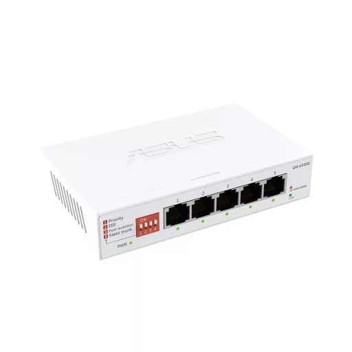 ASUS QG-U1050 Beállítást nem igénylő (unmanaged) 2.5G Ethernet (100/1000/2500) Fehér