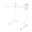 Thermaltake GSC-MSP-MDSLWH-01 asztali TV konzol 139,7 cm (55") Padló Fehér