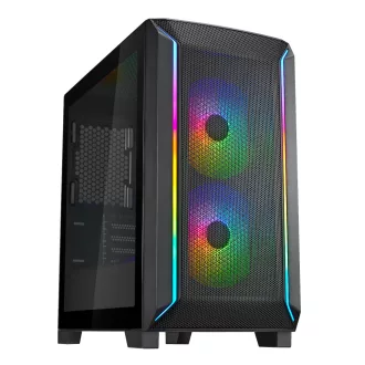 Silverstone FARA 312Z Midi Tower Fekete