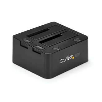   StarTech.com SDOCK2U33 dokkoló állomás tárolóegységhez USB 3.2 Gen 1 (3.1 Gen 1) Type-B Fekete