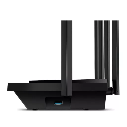 TP-Link Archer AX72 vezetéknélküli router Gigabit Ethernet Kétsávos (2,4 GHz / 5 GHz) Fekete