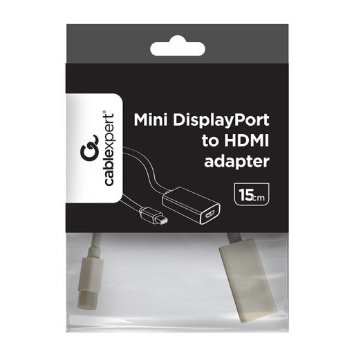 Gembird A-MDPM-HDMIF-02-W video átalakító kábel Mini DisplayPort HDMI A-típus (Standard) Fehér