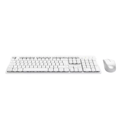 Trust Ody II billentyűzet Egér mellékelve Otthoni/irodai Vezeték nélküli RF QWERTY Amerikai angol Fehér