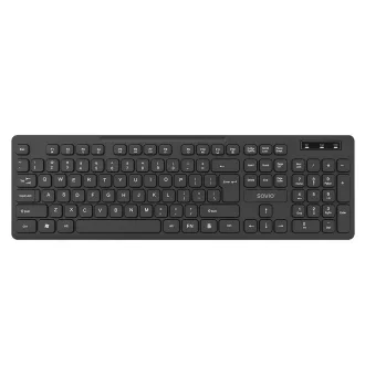 Savio KB-02 billentyűzet Otthoni/irodai USB QWERTY Fekete