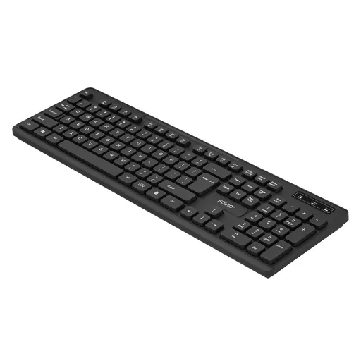 Savio KB-02 billentyűzet Otthoni/irodai USB QWERTY Fekete
