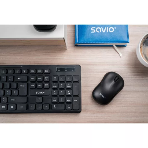 Savio KB-02 billentyűzet Otthoni/irodai USB QWERTY Fekete