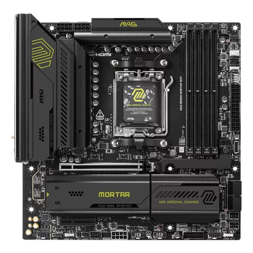MSI MAG B850M MORTAR WIFI AMD B850 Socket AM5 Micro ATX