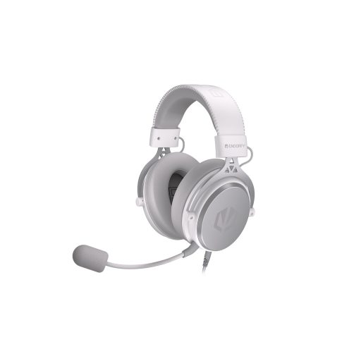 ENDORFY VIRO Plus USB Onyx White Headset Vezetékes Fejpánt Zene/általános Fehér
