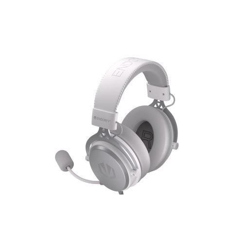 ENDORFY VIRO Plus USB Onyx White Headset Vezetékes Fejpánt Zene/általános Fehér